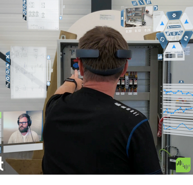 Hololens used for Connected Technician